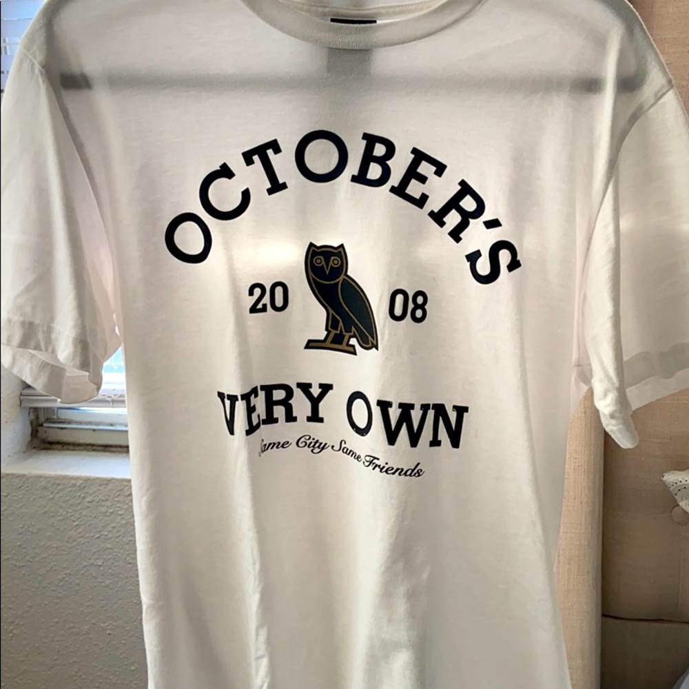 OVO white owl shirt